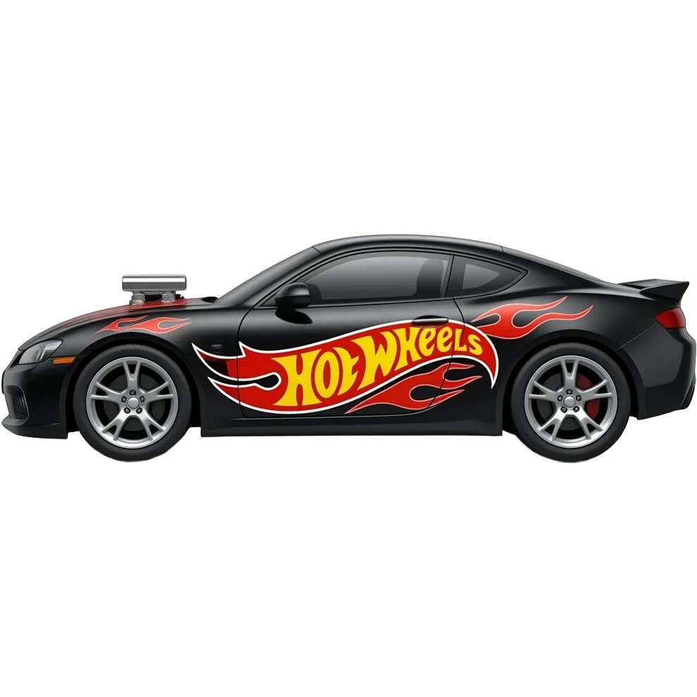 A long drag car hotwheels style emoji