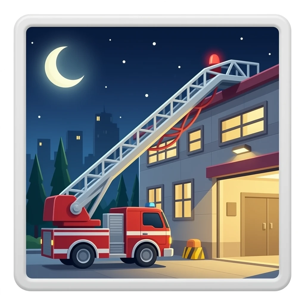Fire station emergency_ladder_1 emoji