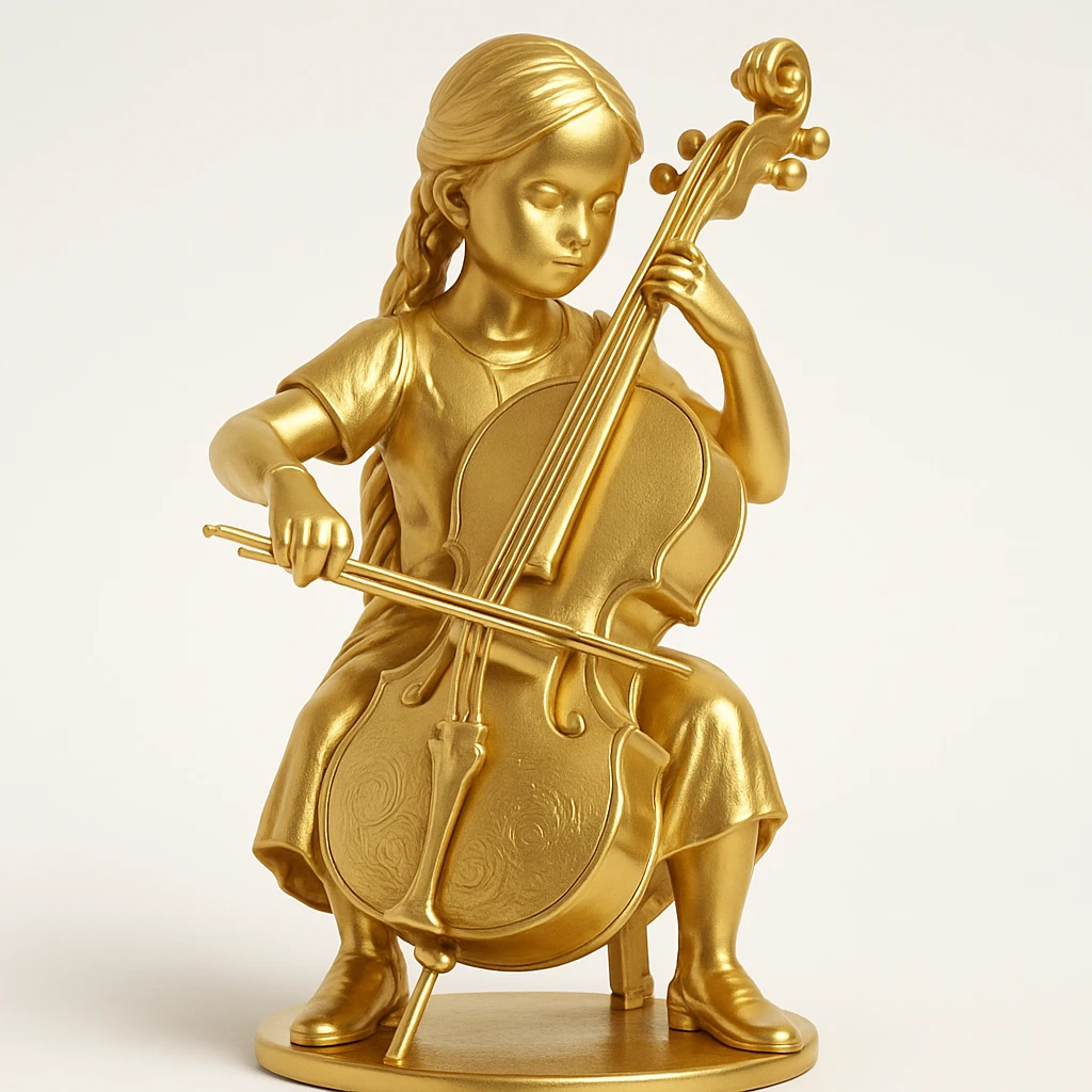 girl playing cello emoji