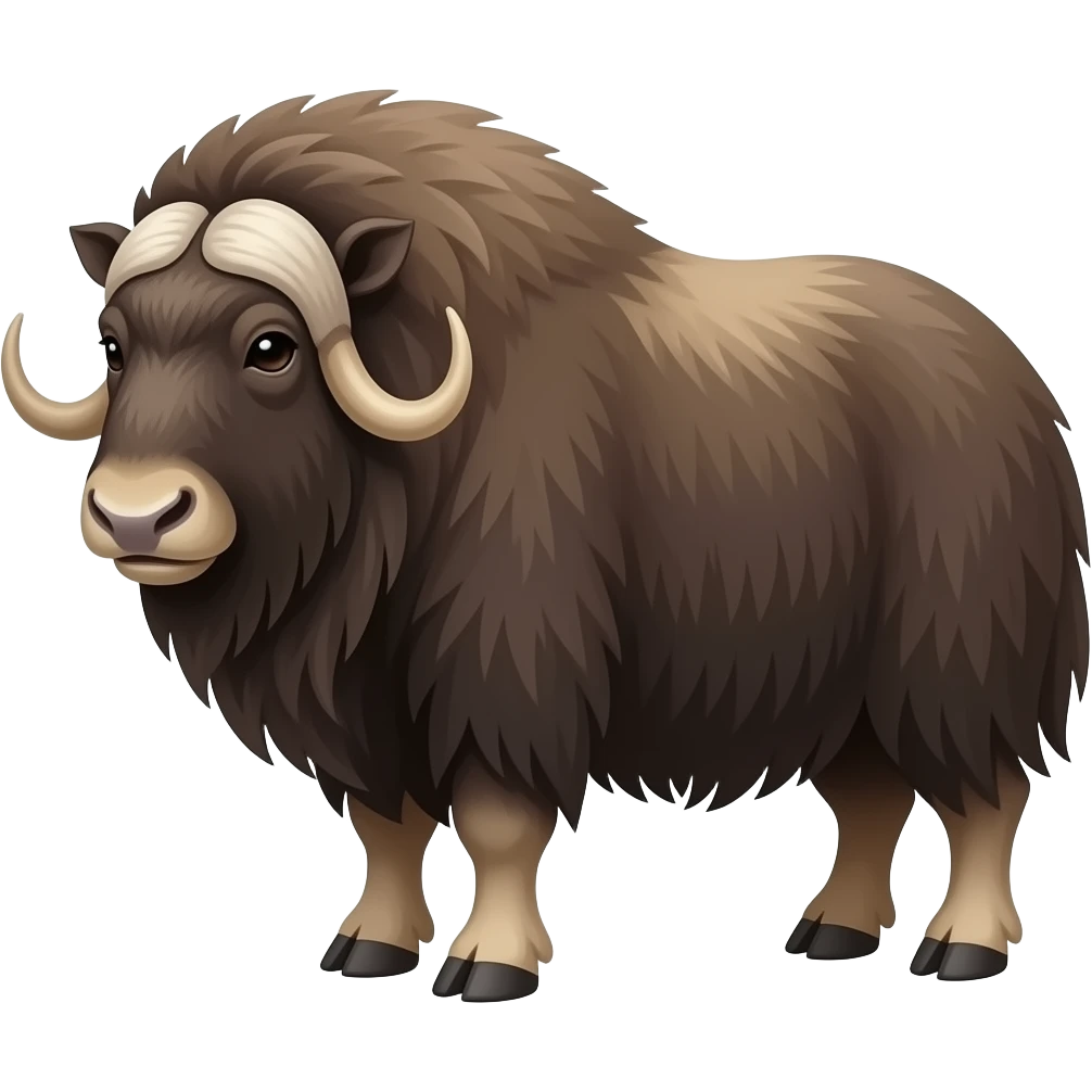 Muskox emoji