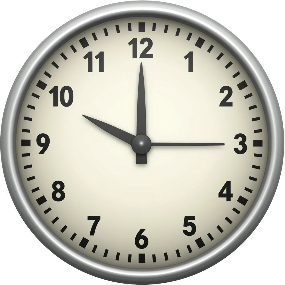 es tarde - tiempo perdido emoji