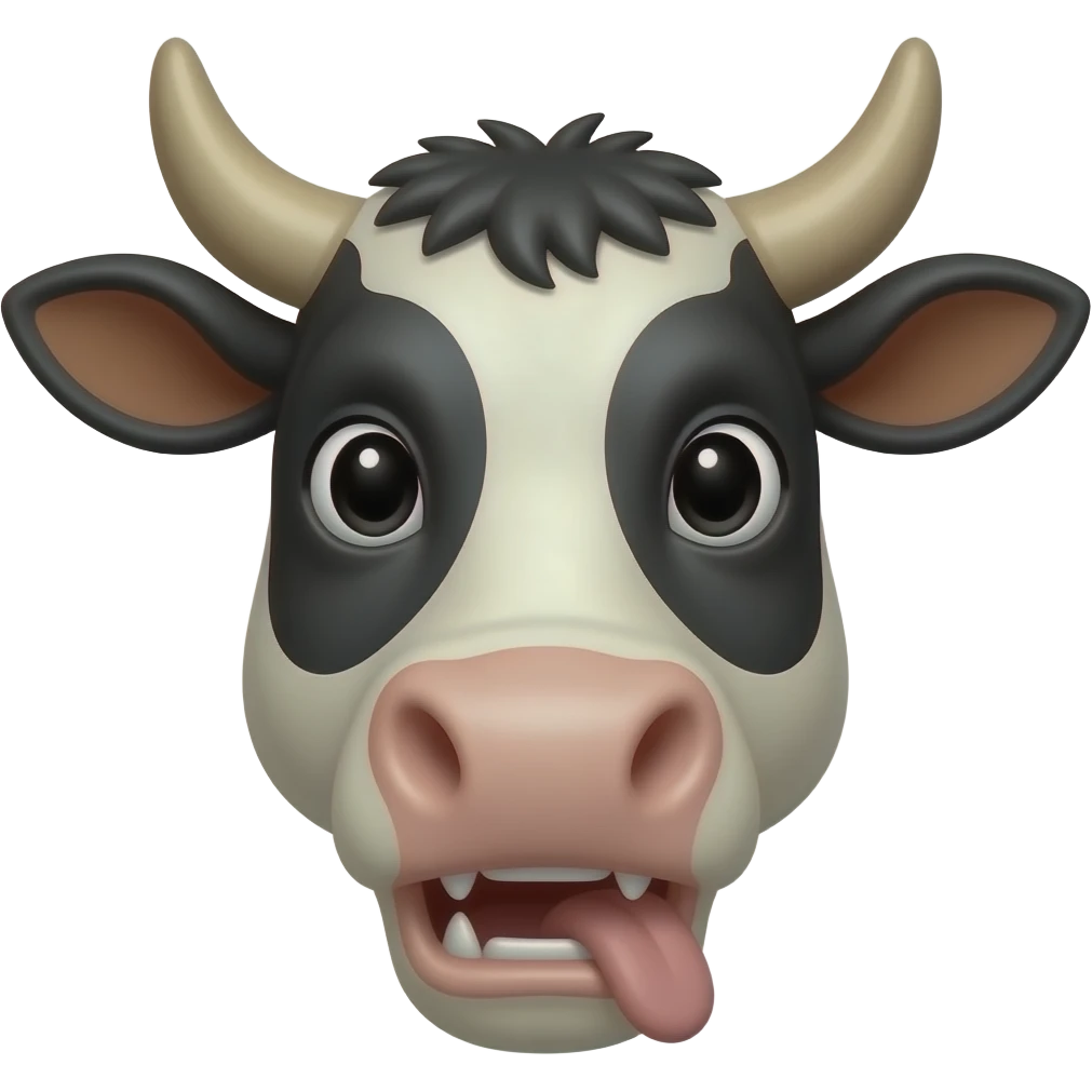Make an Cow killer make it on the side emoji