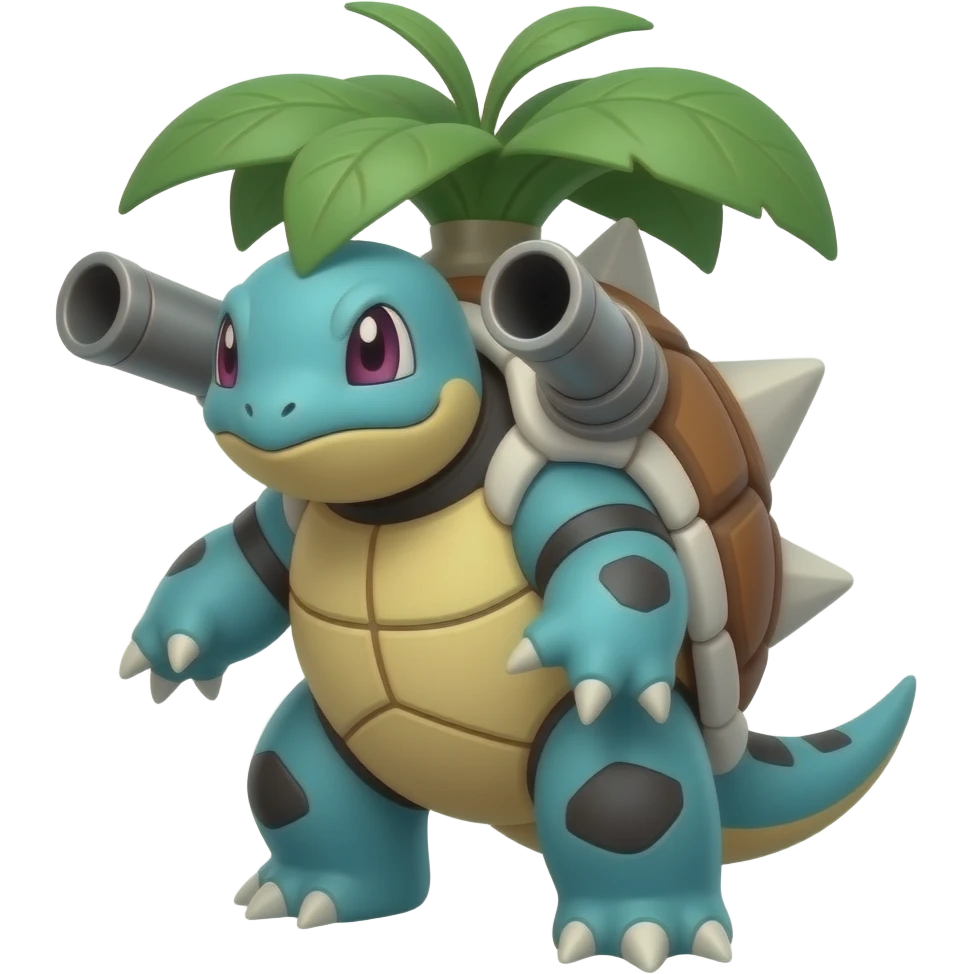 Venusaur-Blastoise-hybrid-fusion emoji