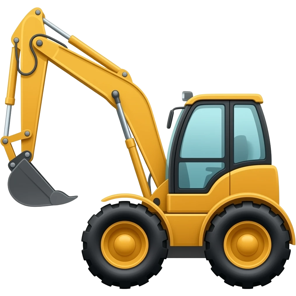 Bulldozer emoji