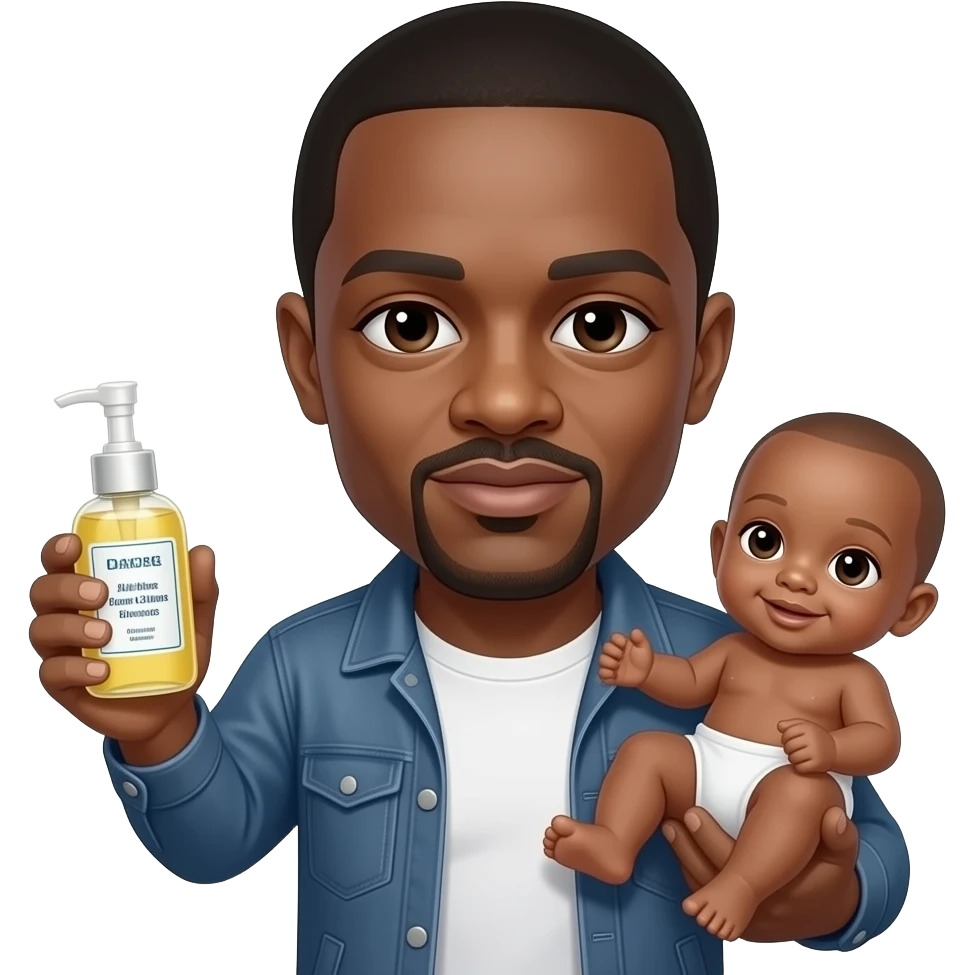 P diddy holding babyoil emoji