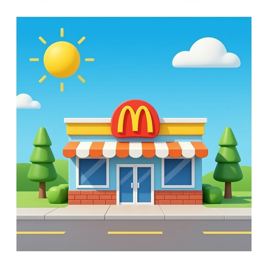 soft blue yellow restaurant fast food, transparent background inspired by barbie colour pallete emoji