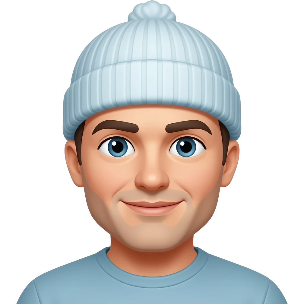 man with snow cap emoji