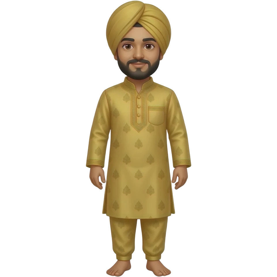 punjabi kurta pajama emoji emoji