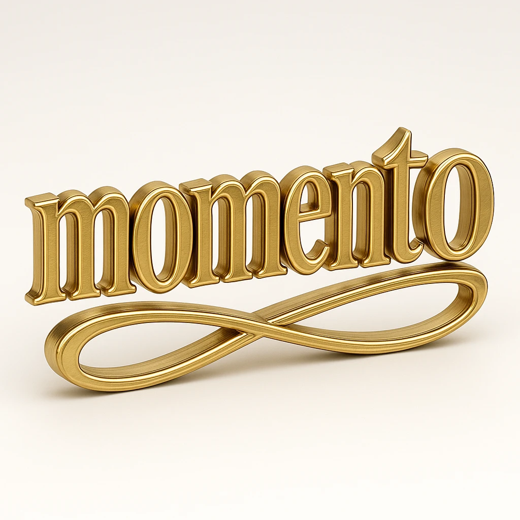 type "momento" but in front view, FINE LINES emoji