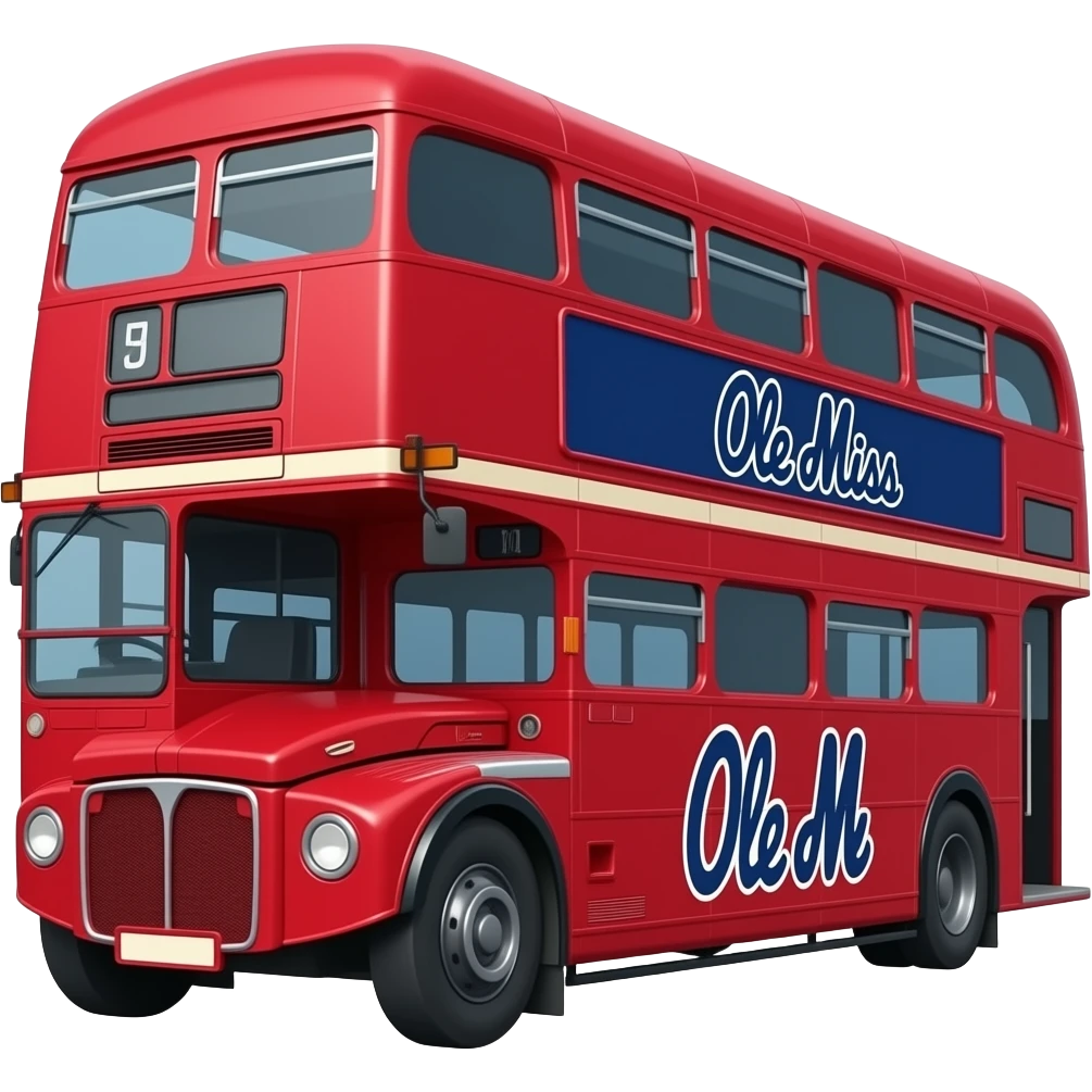 ole miss double decker emoji