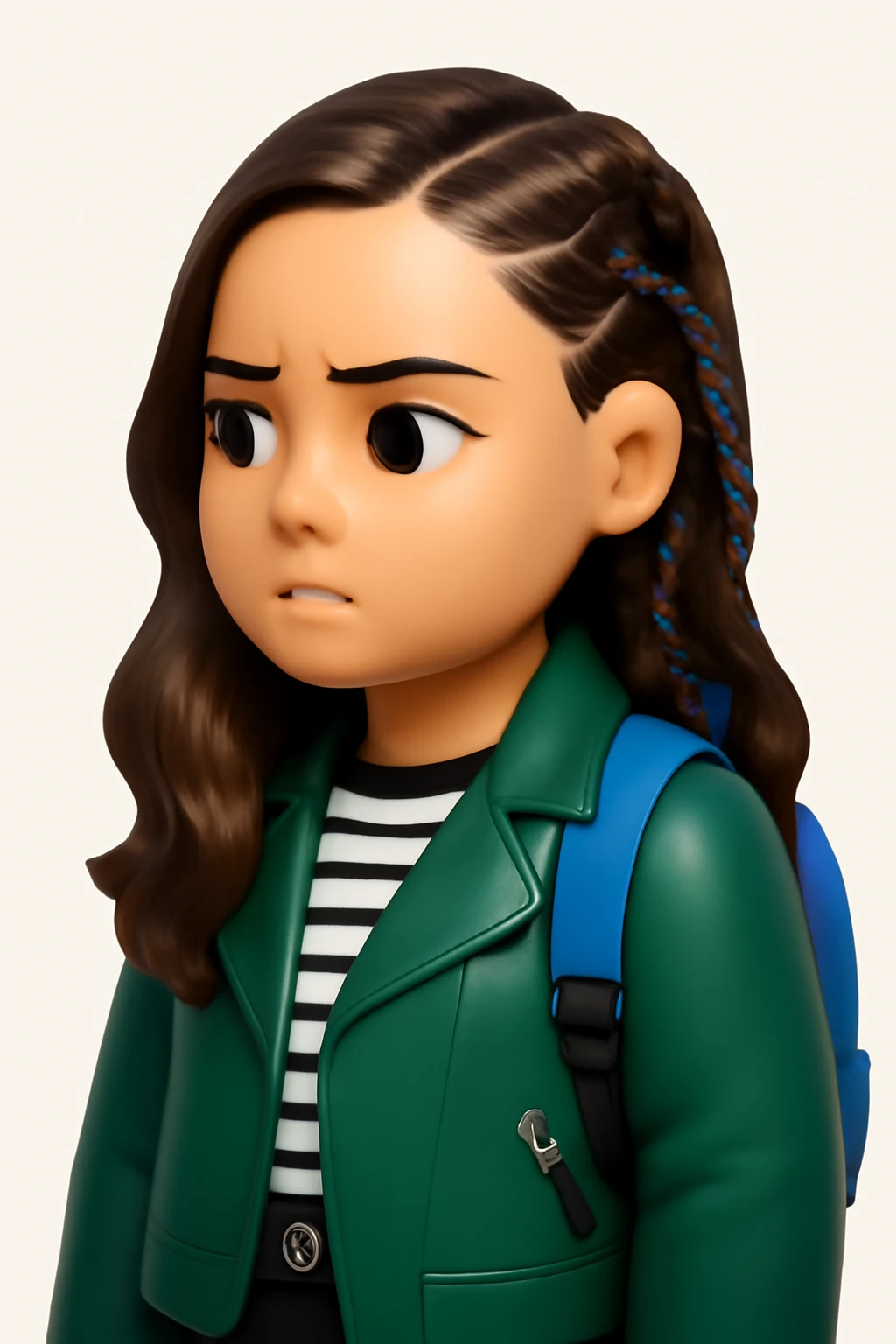 A 3D Apple-style emoji version of the uploaded image, preserving its colors, shapes, textures, and overall design, simplified into emoji form while keeping key details recognizable. Smooth glossy finish, soft shadows, high-quality render, minimal background emoji