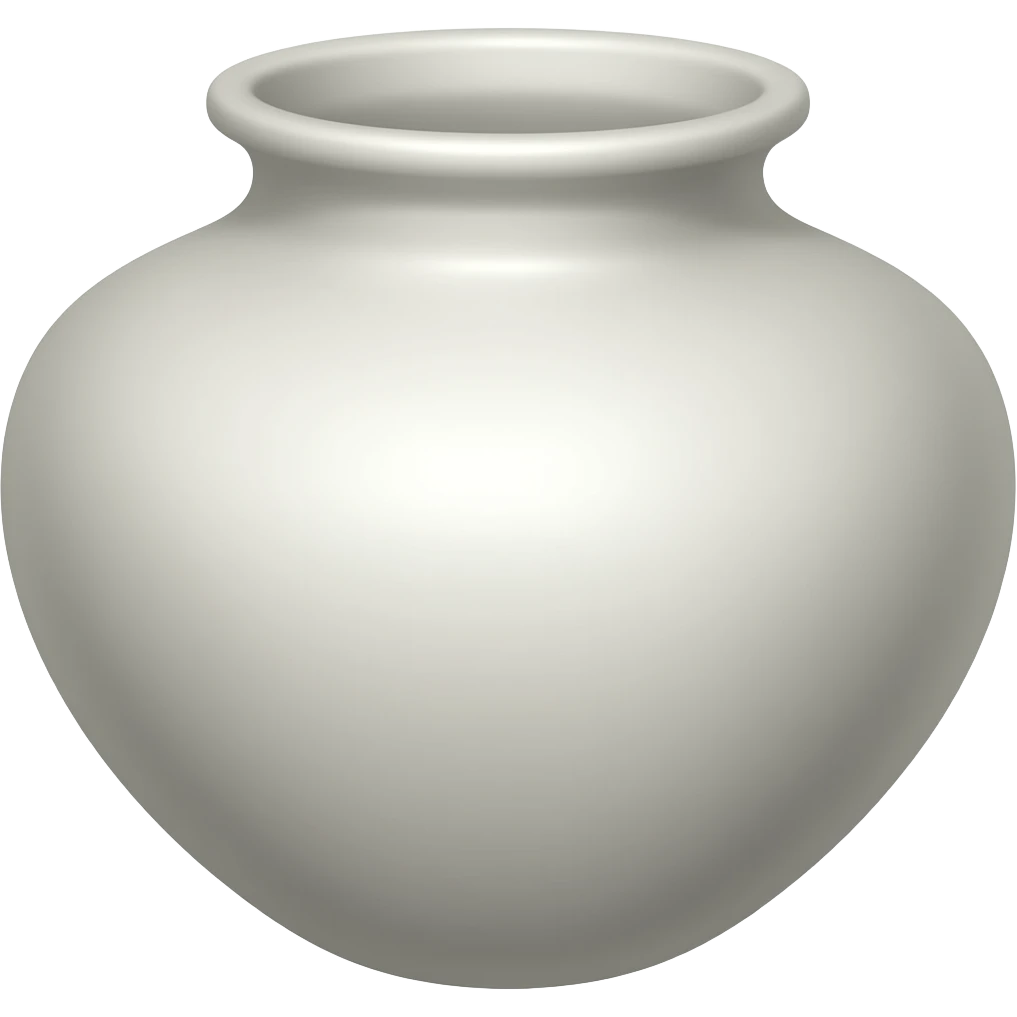 Wide-mouth vase emoji