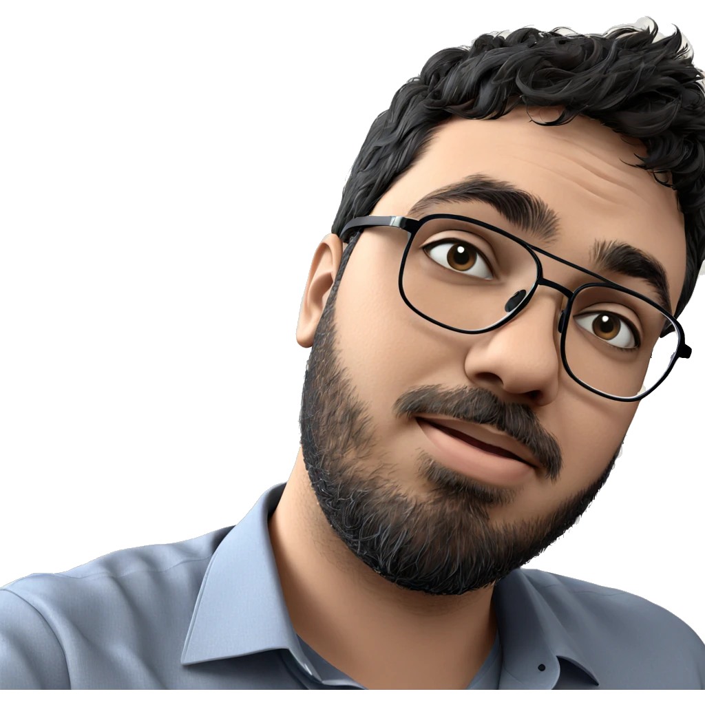 portrait of a male in glasses emoji