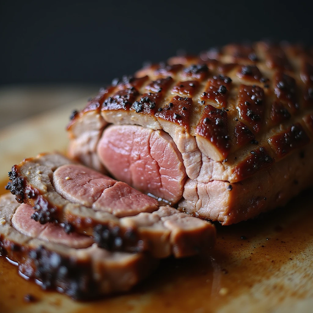 realistic brisket, juicy and tender, focus on the meat texture, no background emoji