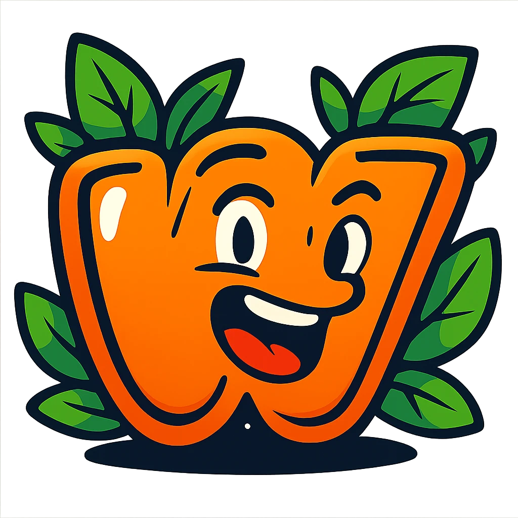 fat, expressive Wattpad 'w' logo, strong outline, dynamic shadows, glossy shine, bright leaves framing the logo, transparent background, vibrant toon style emoji