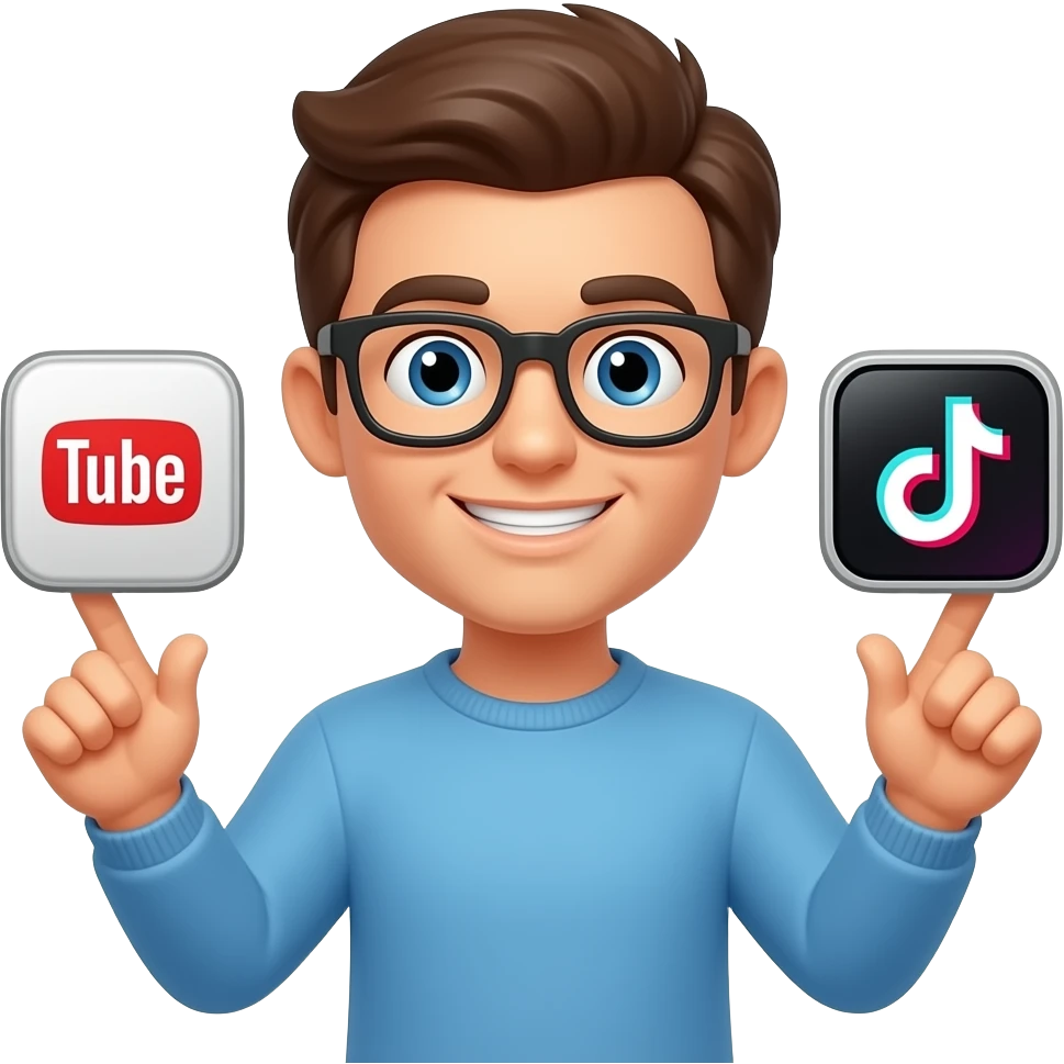 Youtube + tiktok emoji