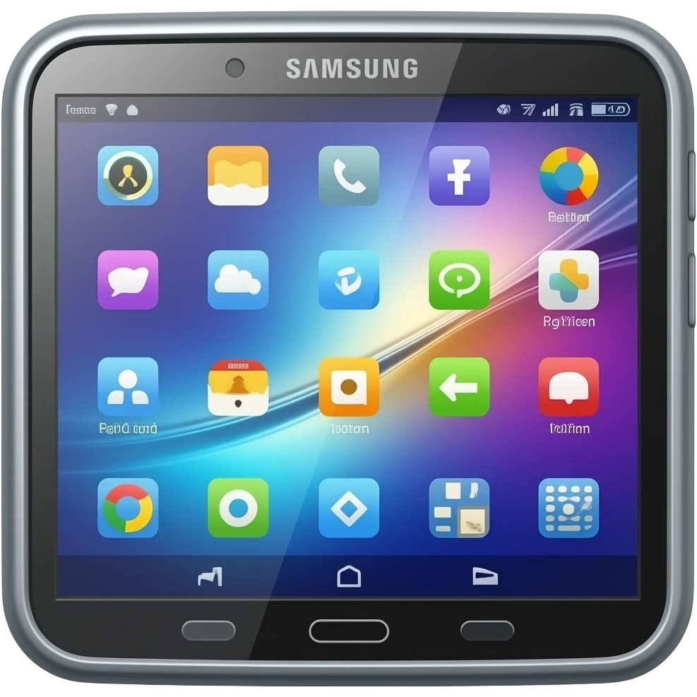 Create a samsung tablet and make it look realistic obviously a tablet emoji