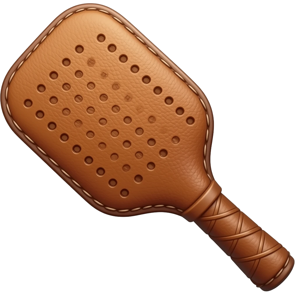 Leather paddle emoji