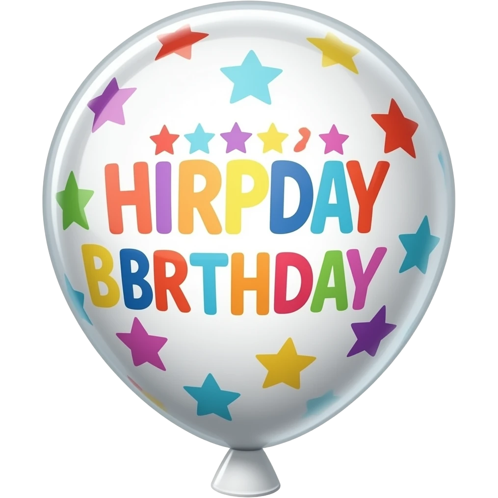 happy  birthday balloon emoji