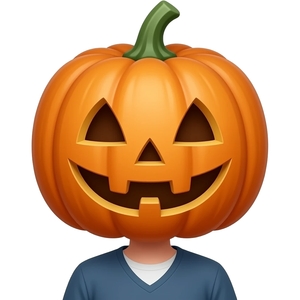 Pumpkin head emoji emoji