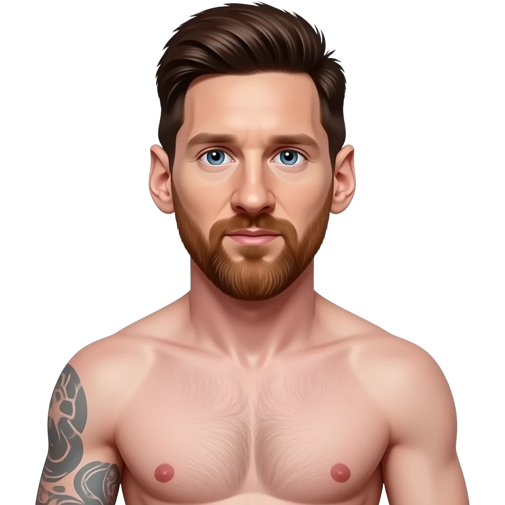 messi  full body all naked emoji