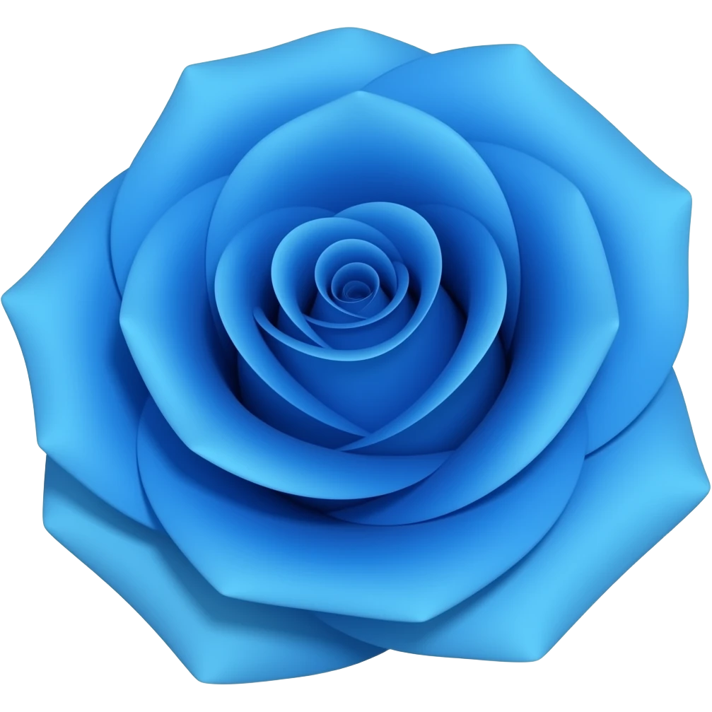 Blue 🌹 emoji
