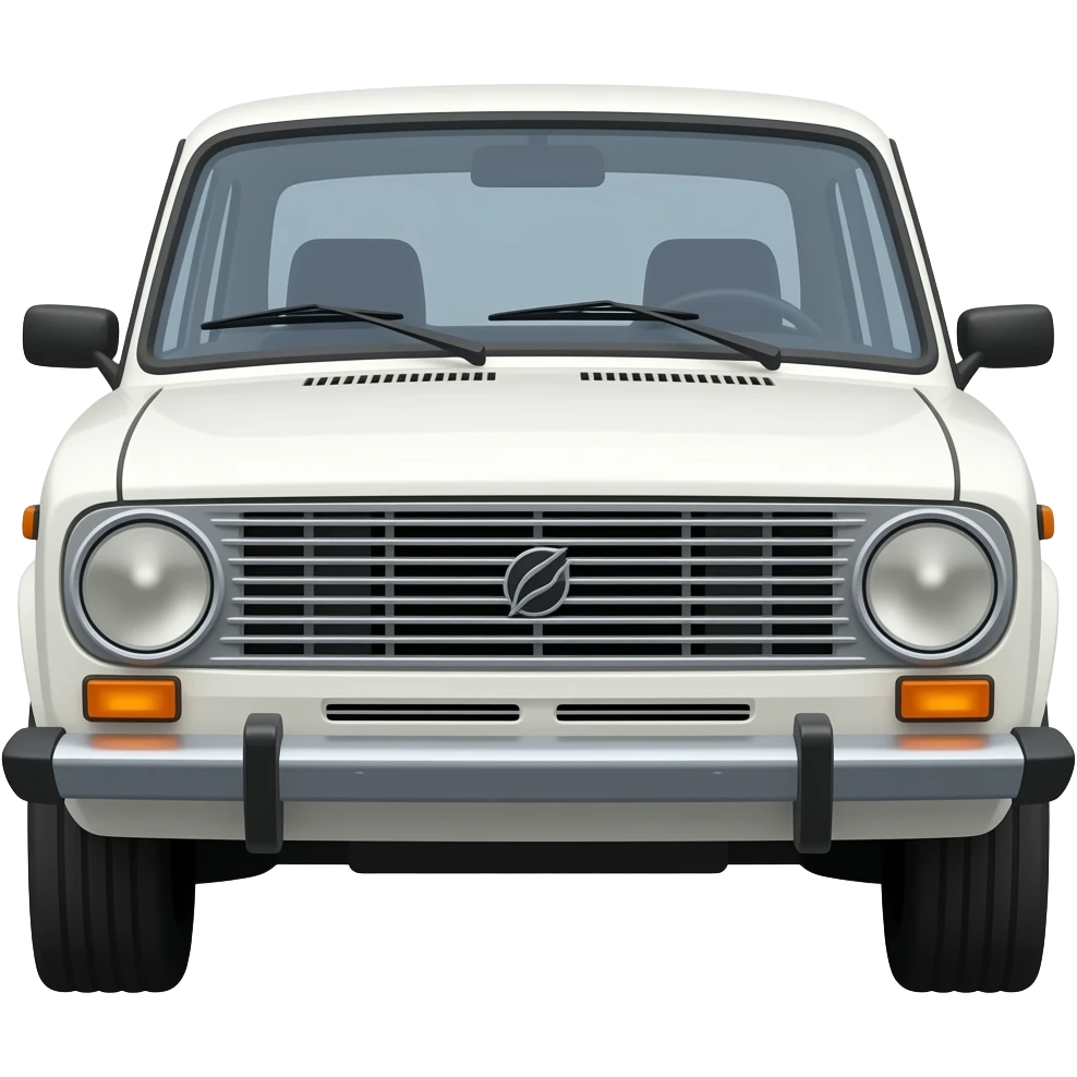 A white Lada emoji