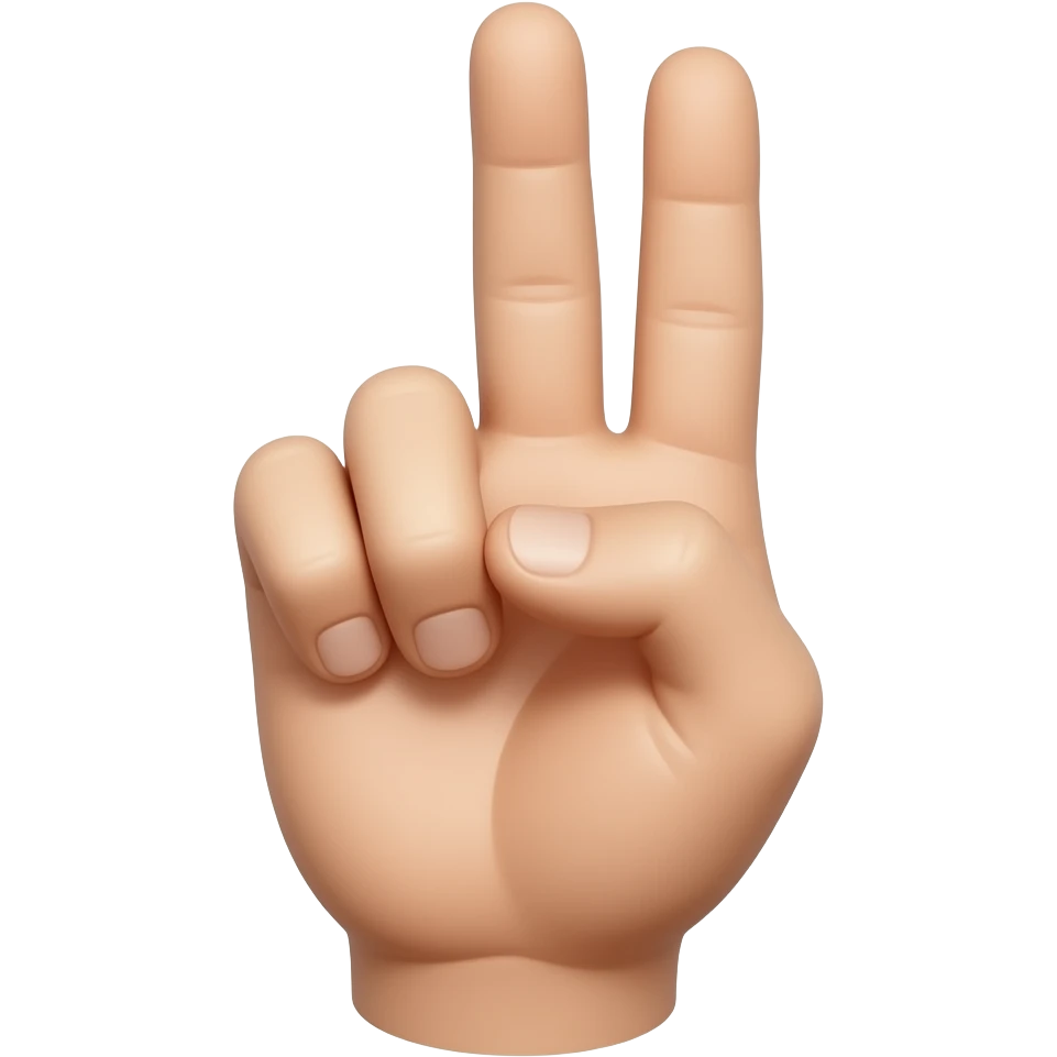 Middle Finger Thumb and main Finger emoji