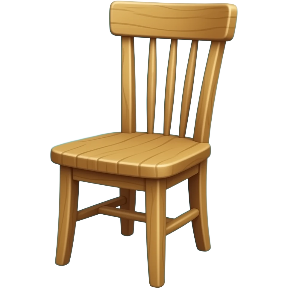 agregale un fondo celeste a la silla de madera emoji
