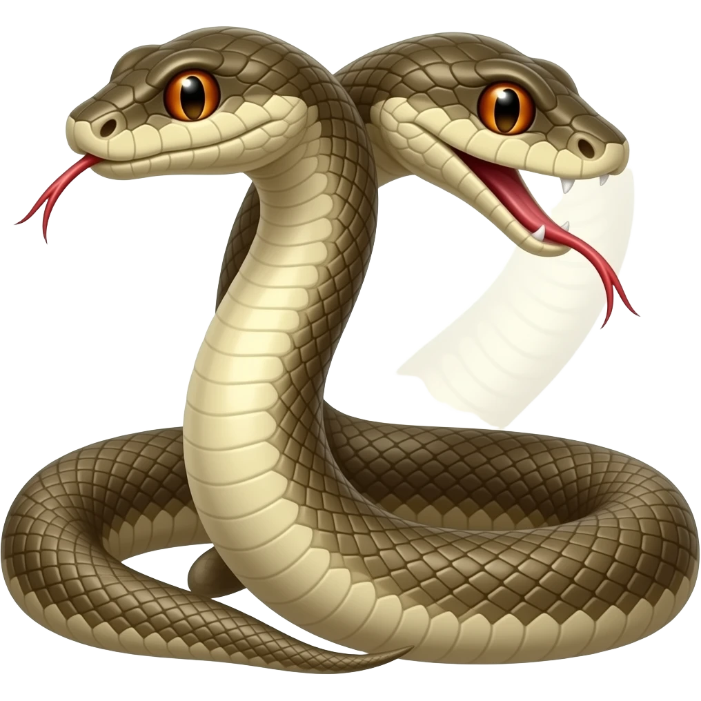 serpent with two heads emoji