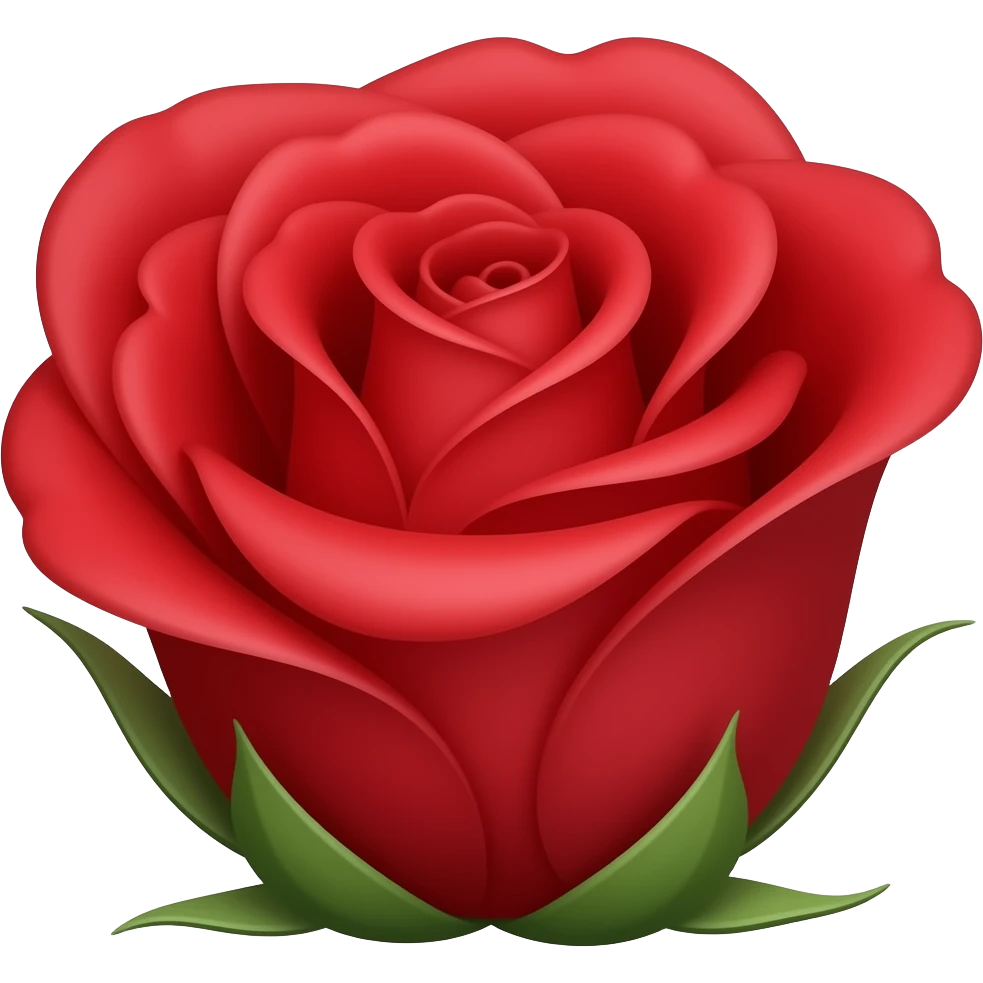 red rose emoji