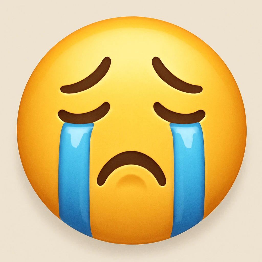 crying face emoji emoji