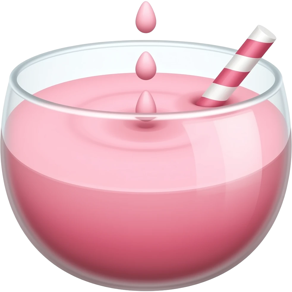 Pink espresso martini emoji