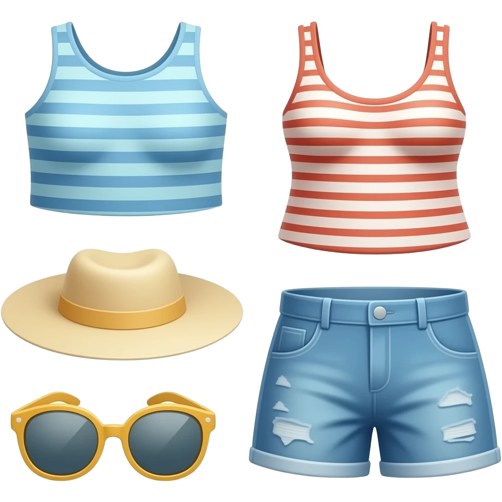 여름 옷들 emoji