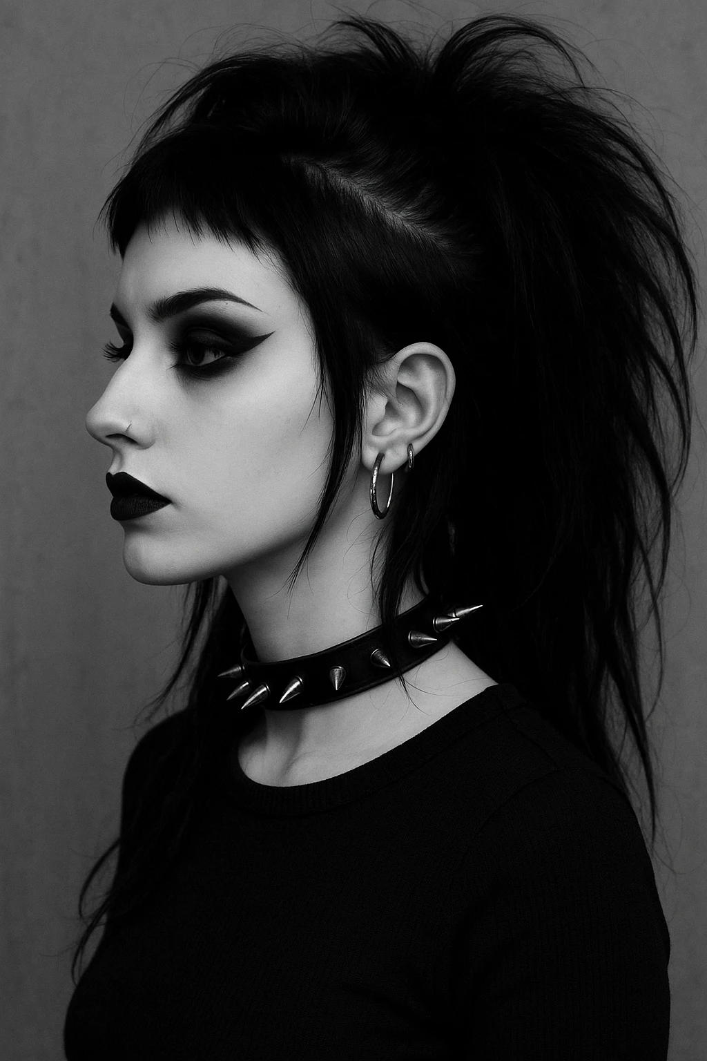 goth profile girl emoji