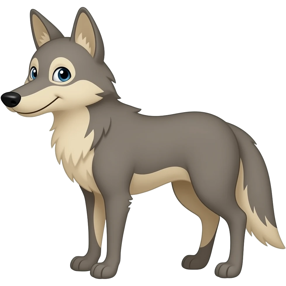 Cartoon coyote wa emoji