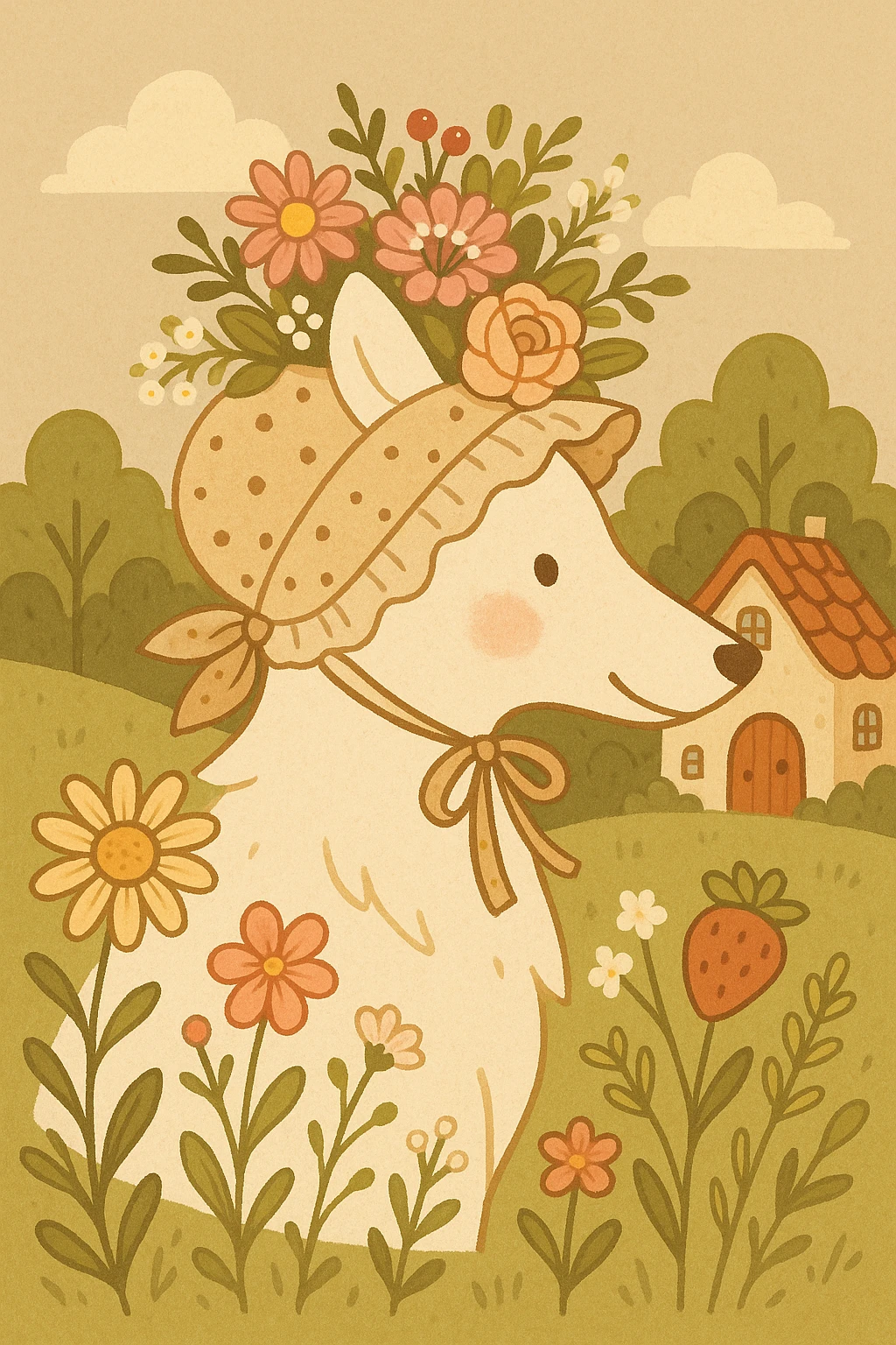 Give the Overwolf logo a cute cottagecore makeover emoji