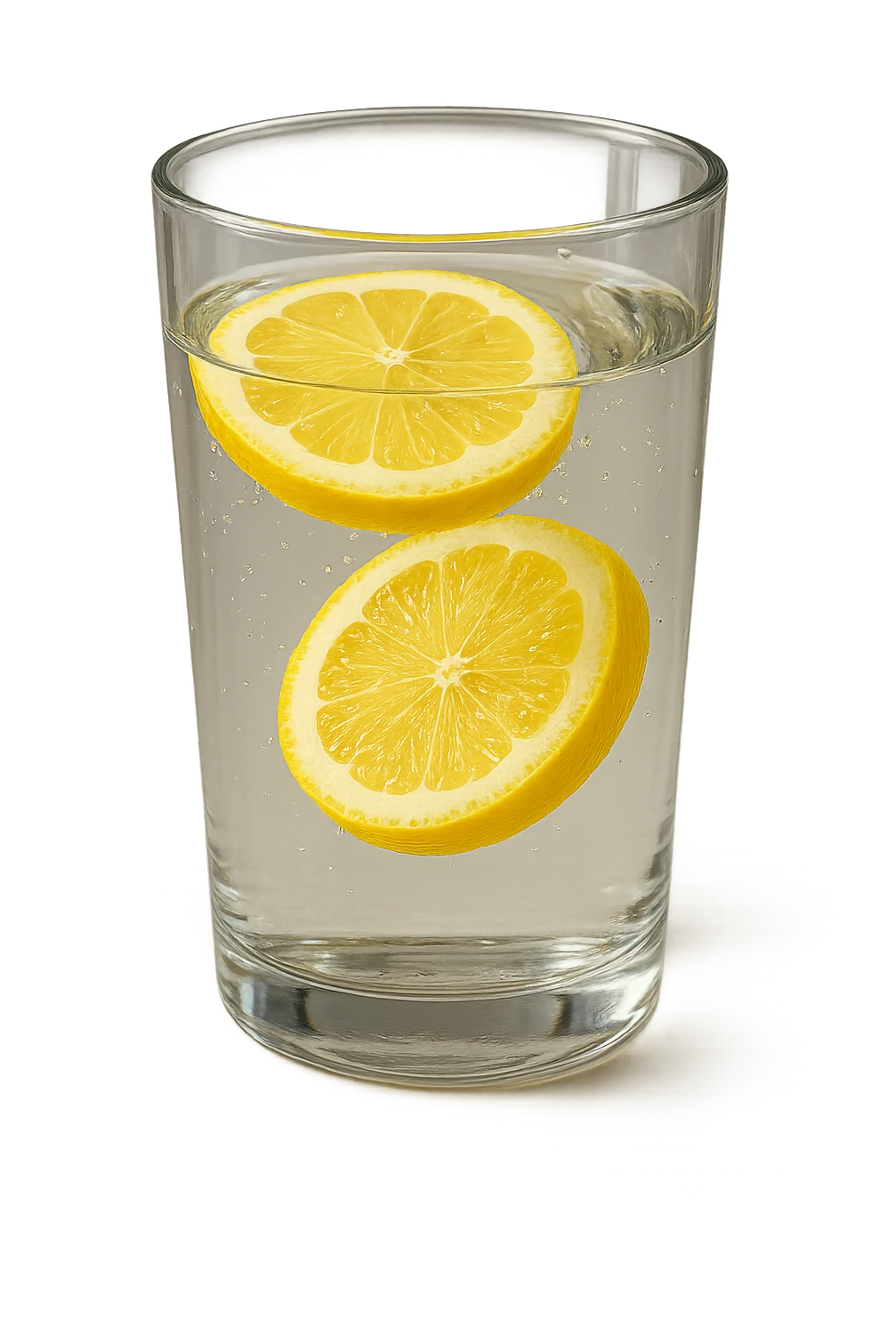 bicchiere di acqua e limone 3d emoji