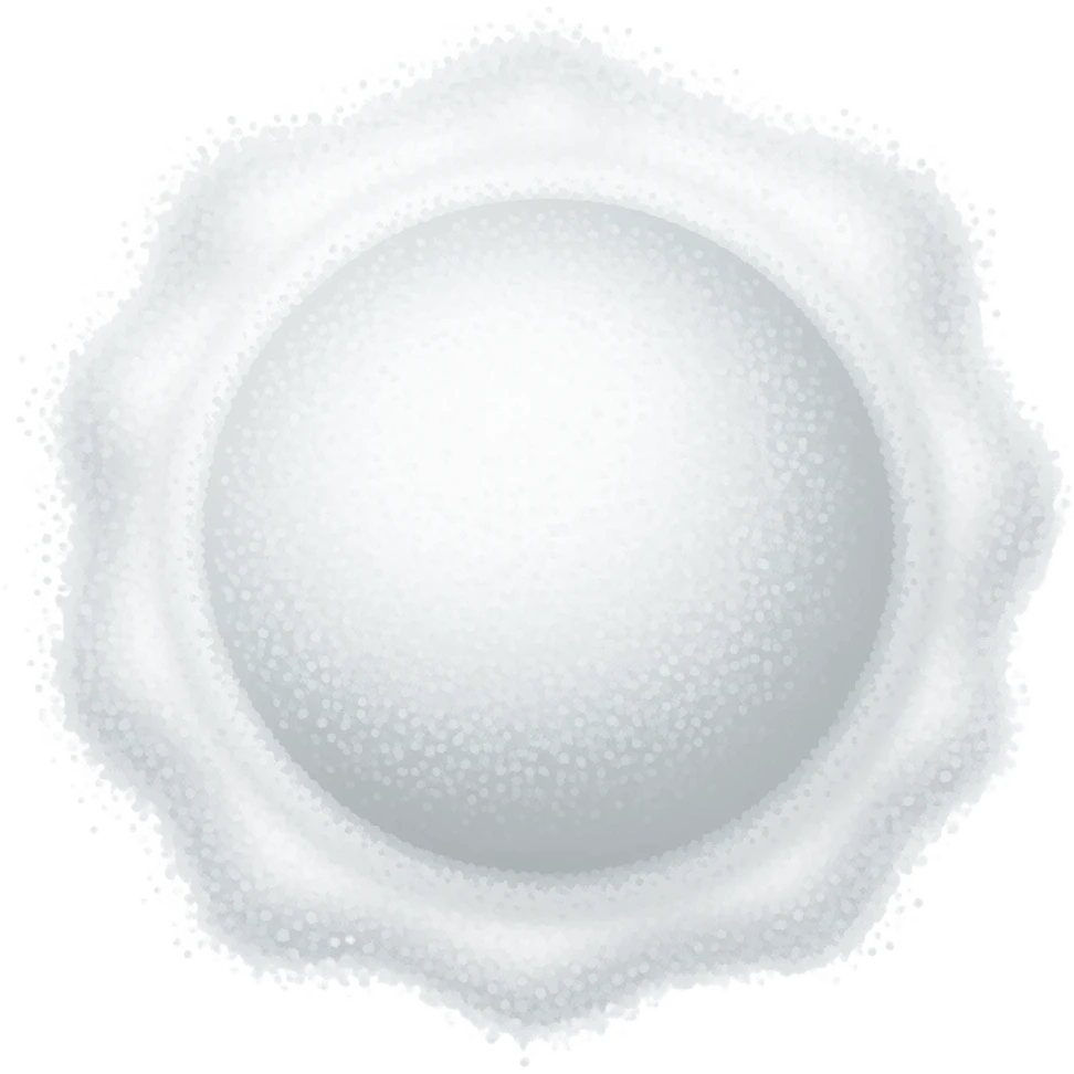 Powdered sugar emoji