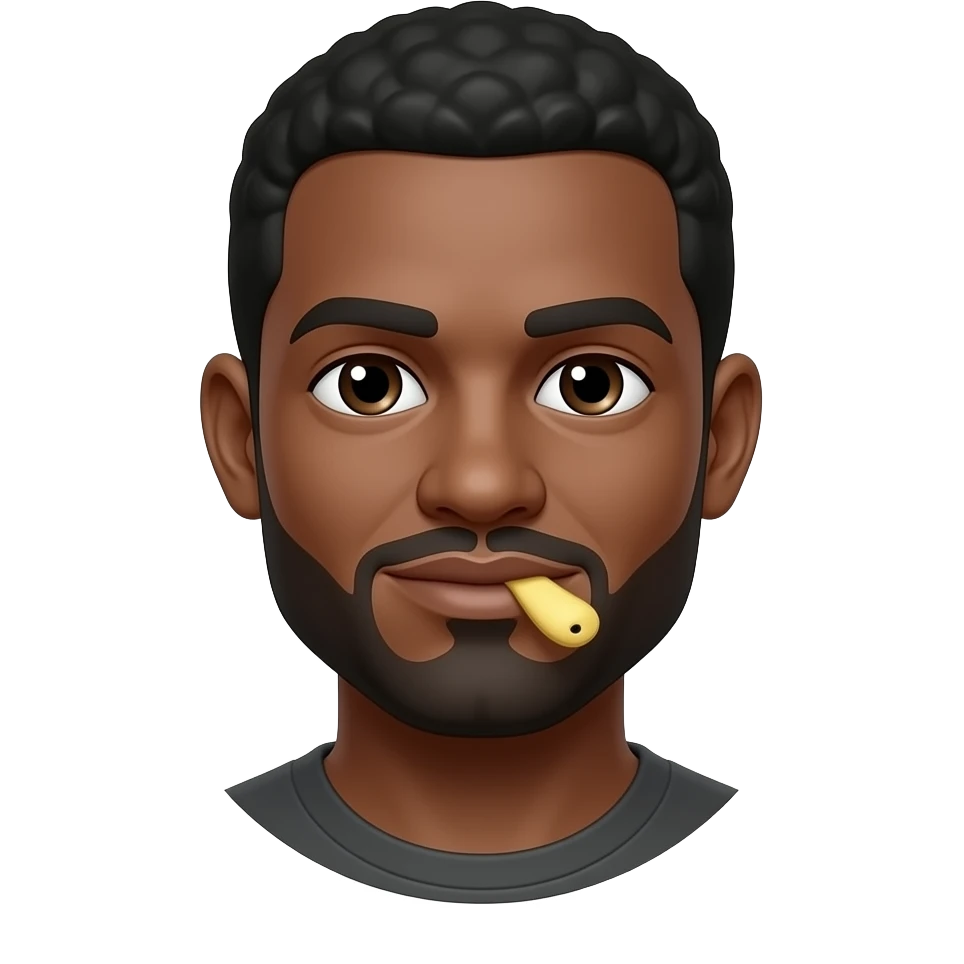 emoji of jim backups with bong emoji