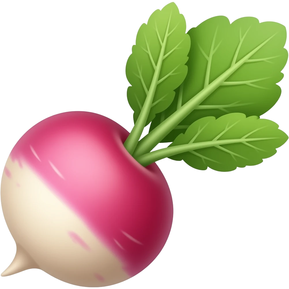 radish emoji