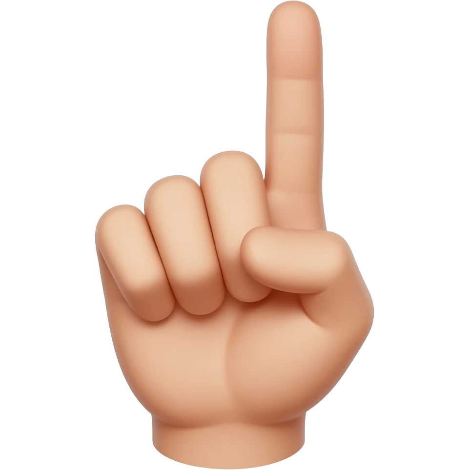 finger on top emoji