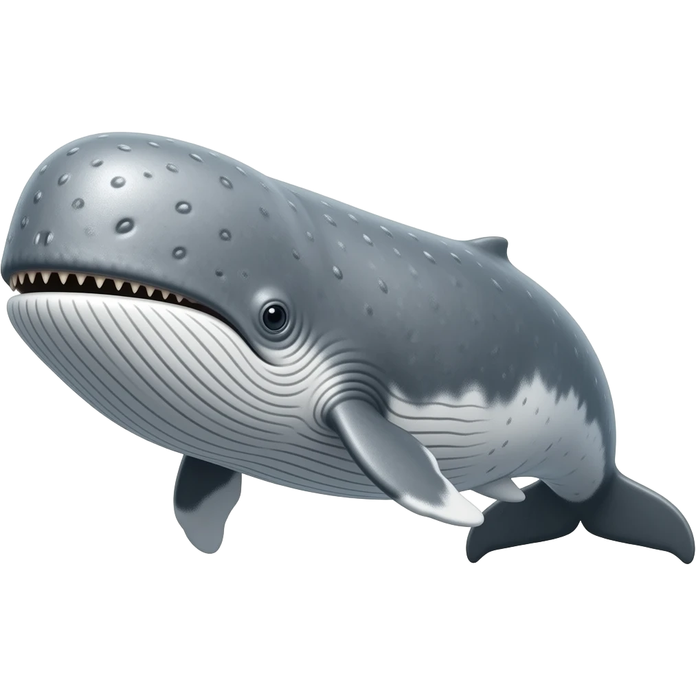Livyatan whale (look like a sperm whale) (prehistoric) emoji
