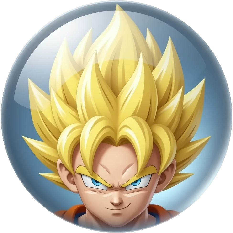 fait moi une boule de cristal de drangon ball emoji