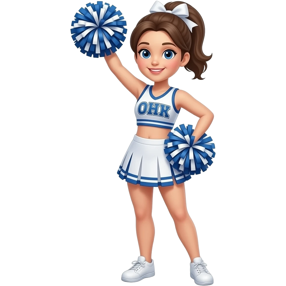 cheerleader emoji