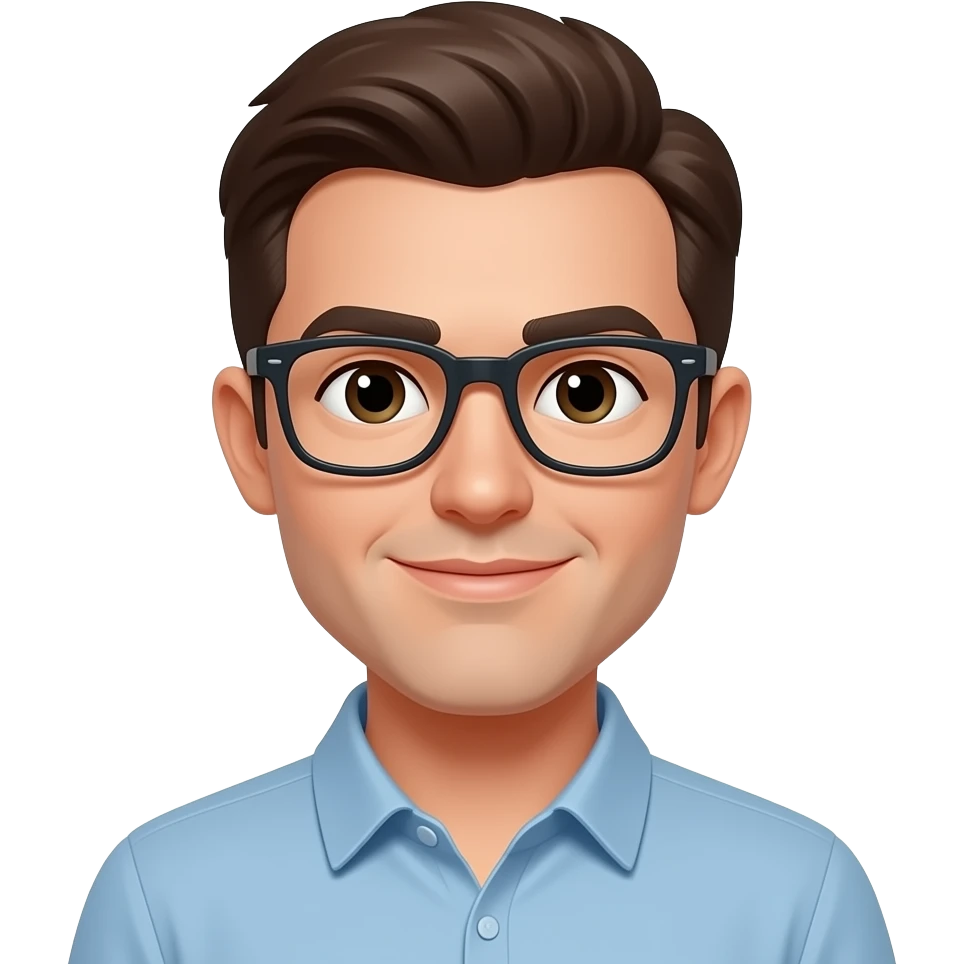 person wearing glasses emoji