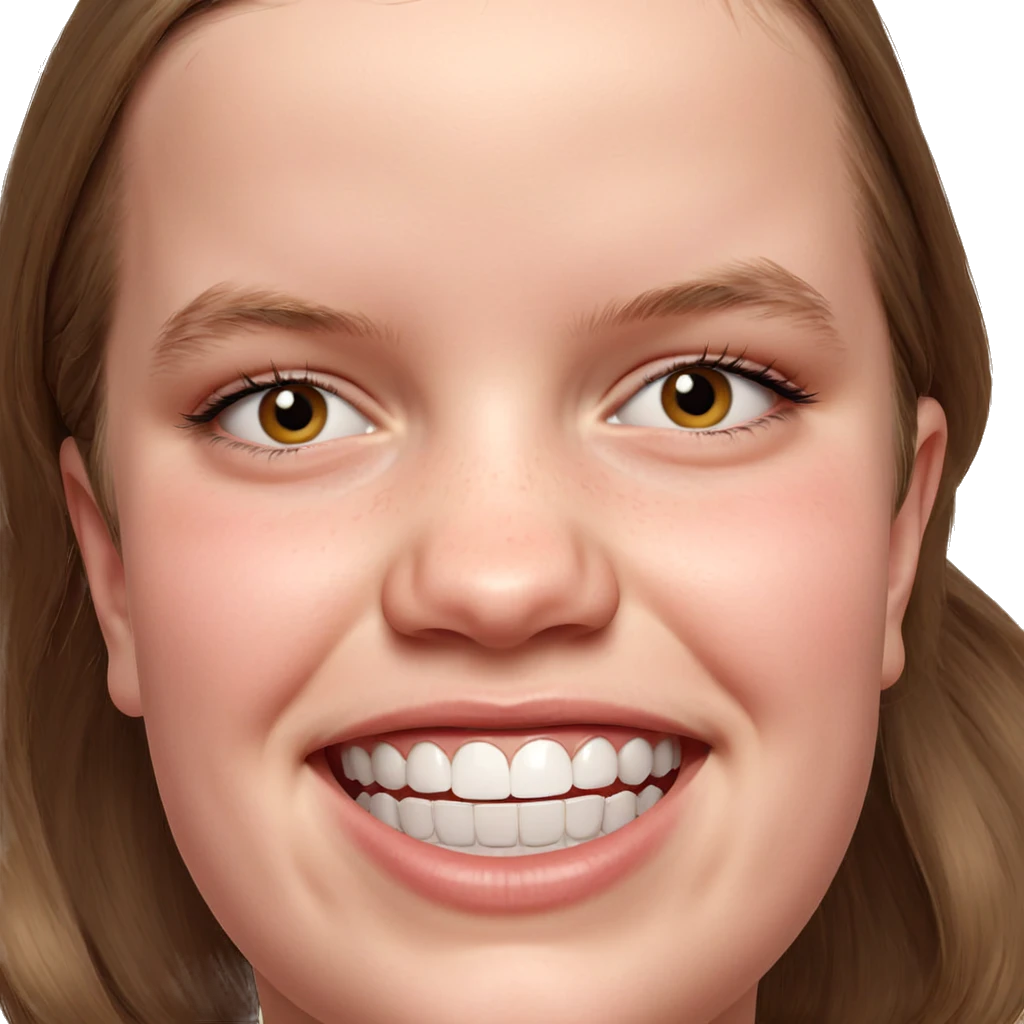 realistic portrait of a girl emoji