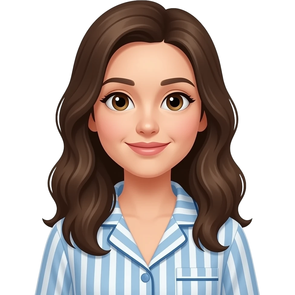 lady wearing pajamas emoji