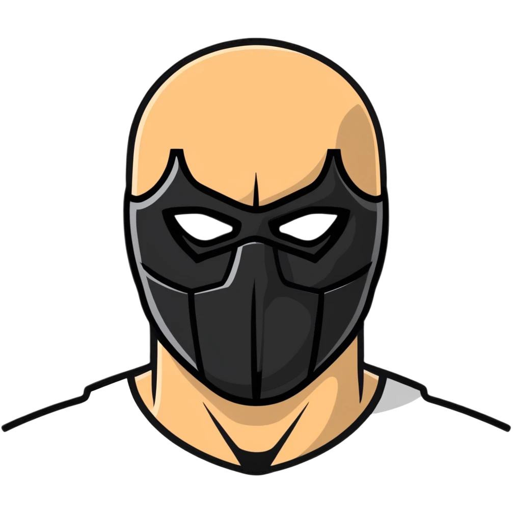 masked Kane WWE character emoji