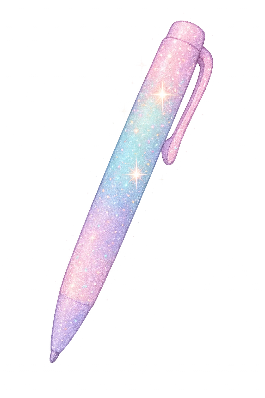 sparkly pastel pen emoji